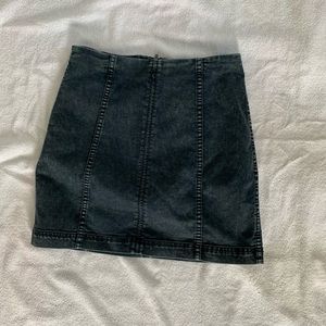 Free people denim skirt